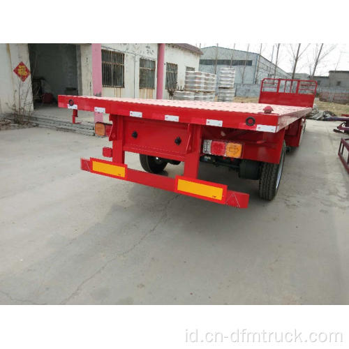 40FT Flatbed Container Semi Trailer untuk Dijual